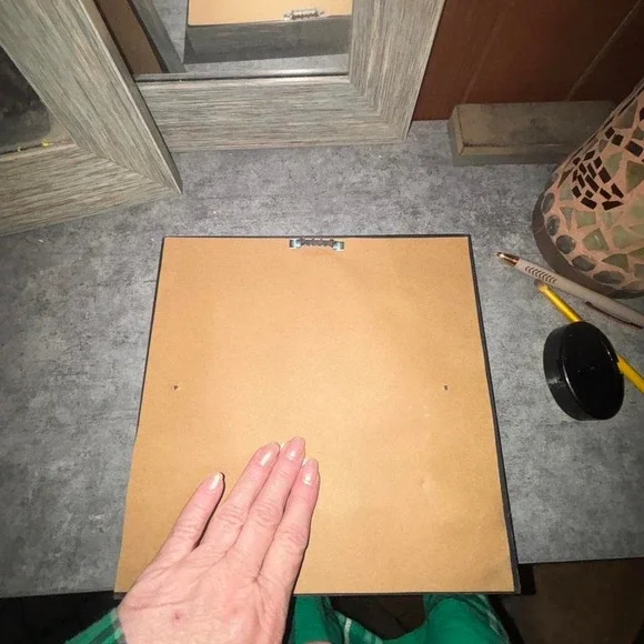 Rustic mirror set - Picture 3 of 3